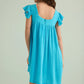 Ava's Hope Babydoll Dress in Blue