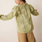 Morgan Mia Ruffled Top In Green