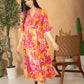 Empress Flourish Dress In Multicolor