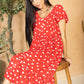 Heart of My Heart A-Line Dress  In Red