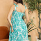 Mackenzie Bright Drop Waist Dress In Sky Blue