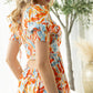 Addison Triple Print Dress In Multicolor
