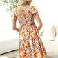 Addison Triple Print Dress In Multicolor