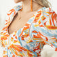 Addison Triple Print Dress In Multicolor