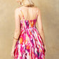 Stephanie's Lane Dress In Pink White