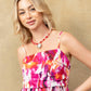 Stephanie's Lane Dress In Pink White