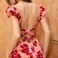 Lillian's Glow Up Dress In Peach