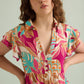 Paradise Found Shirt Dress In Multicolor
