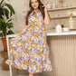 Blossom Paradise Empire Dress In MultiColor