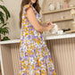Blossom Paradise Empire Dress In MultiColor