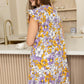 Blossom Paradise Empire Dress In MultiColor