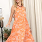 Madeline Halter Dress In Orange