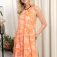 Madeline Halter Dress In Orange