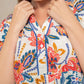 Alexa Floral Shirt Dress In Multicolor