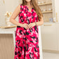 Paige's Joy Pattern Shift Dress In Pink