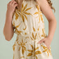 Melanie Pattern Jumper In White