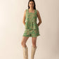 Amelia Top & Short Set In Green