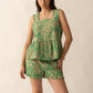 Amelia Top & Short Set In Green