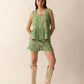 Amelia Top & Short Set In Green