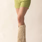 Catherine Drop Shorts In Green