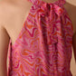 Goldie Mod Halter Dress In Pink