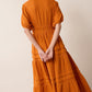 Bessica's Dream Shirt Dress In Orange