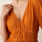 Bessica's Dream Shirt Dress In Orange