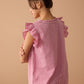 Peyton Gingham Top In  Light Pink