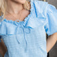 Layla Golden Top In Blue