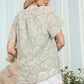 Love of Lydia Floral Top In Olive Green