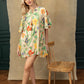 Always Emily Floral Dress  In Multicolor