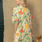 Always Emily Floral Dress  In Multicolor