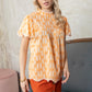 Callista Charm Top In Orange