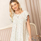 Jerrilou Floral Top  In Off White