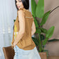 Odessa Whisper Top In Dark Green