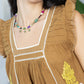 Odessa Whisper Top In Dark Green