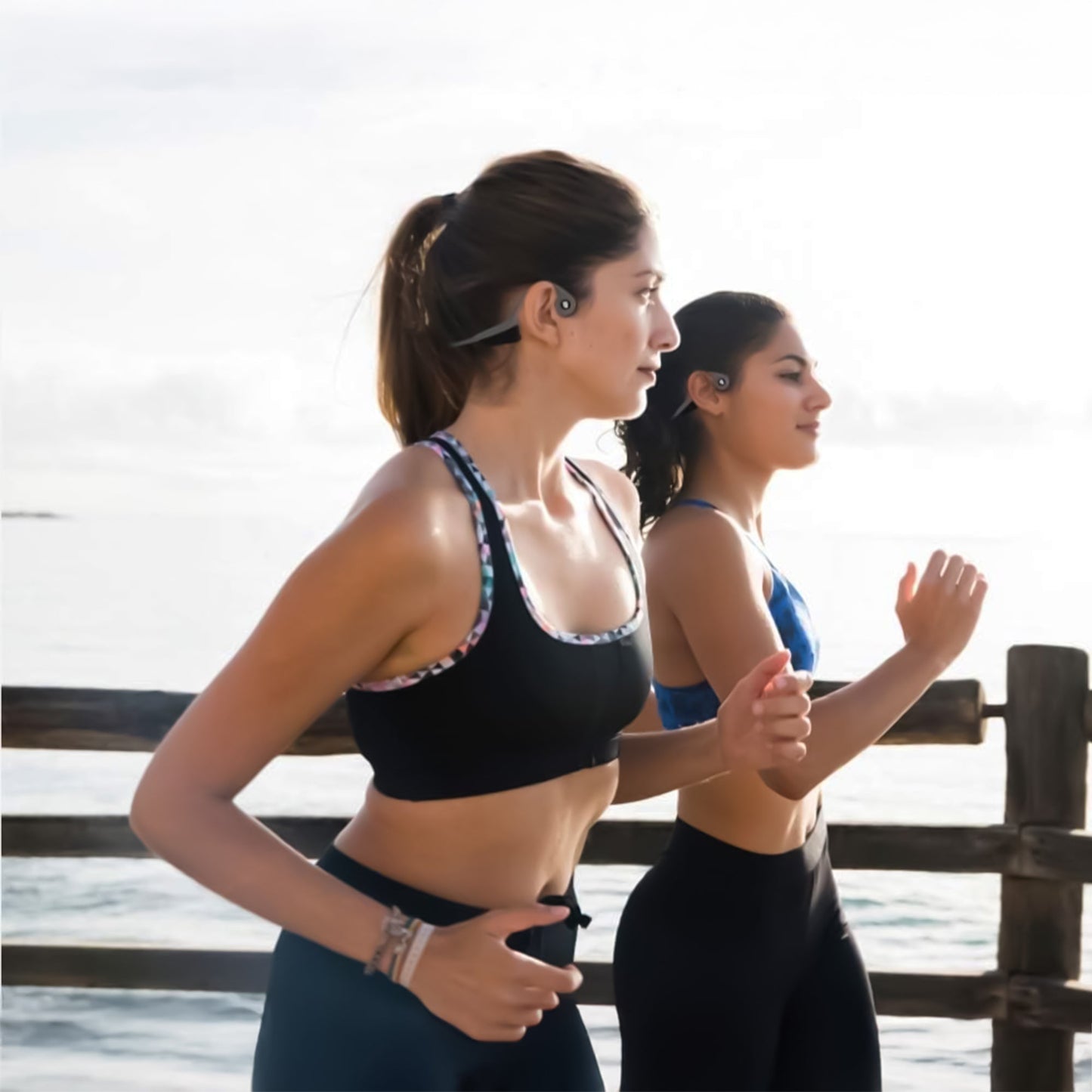 Pursonic Open-Ear Wireless Bone Conduction Headphones – Lightweight Bluetooth 5.0 Sports Earsets by Pursonic