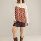 Tigerlily Lace Top in Multicolor Print