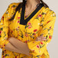 Zinnia Blaze Tunic Top in Marigold Rush