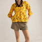 Zinnia Blaze Tunic Top in Marigold Rush