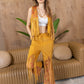 The Jolene Fringe Two Piece Set in Saddle Gold