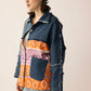 The Tessa Dune Shacket in Copper Denim