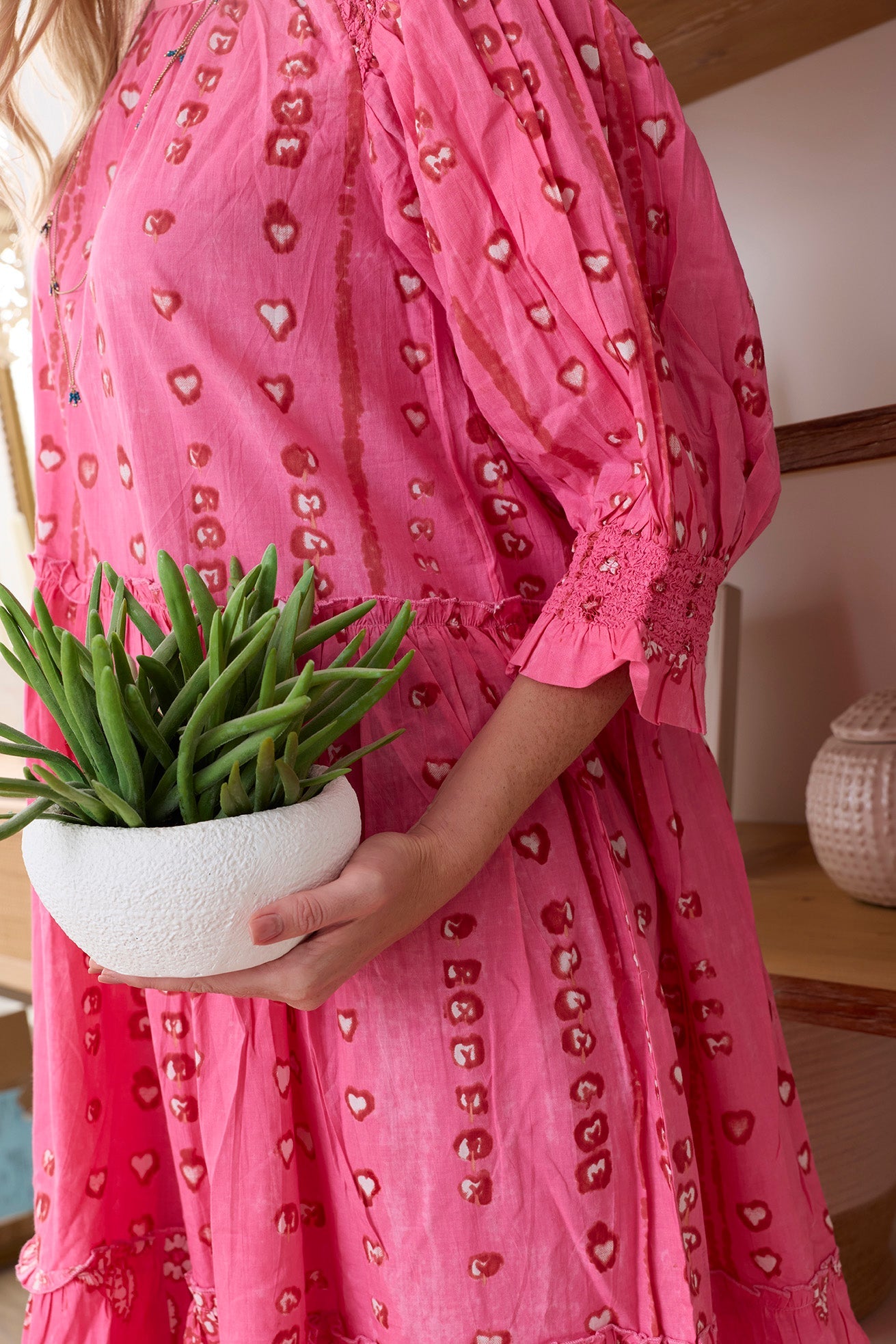 Gypsy Heart Dress in Poppy Red