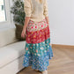 Kismet Patchplay Skirt in Poppy Bloom