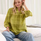 Sweet Auburn Dye Top in Green