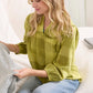 Sweet Auburn Dye Top in Green