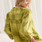 Sweet Auburn Dye Top in Green