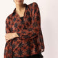 Astro Prairie Printed Top in Burnt Orange
