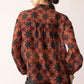 Astro Prairie Printed Top in Burnt Orange