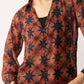 Astro Prairie Printed Top in Burnt Orange